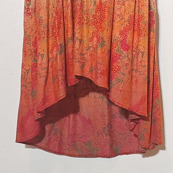 Angie Sundress Soft Slowy Floral Hi-Low Dress - Small W - Picture 5 of 7